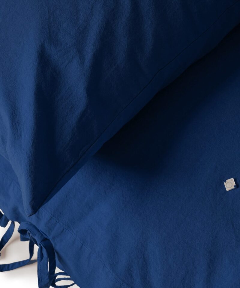 CAPA DE EDREDÃO - AZUL ESCURO - PERCAL