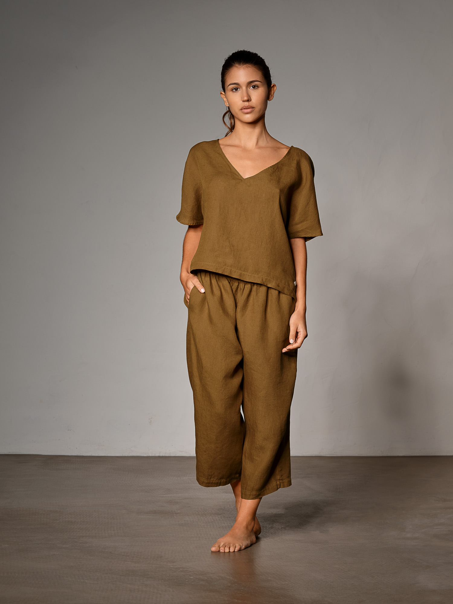 CONJUNTO TERRACOTA TOP + CALÇAS