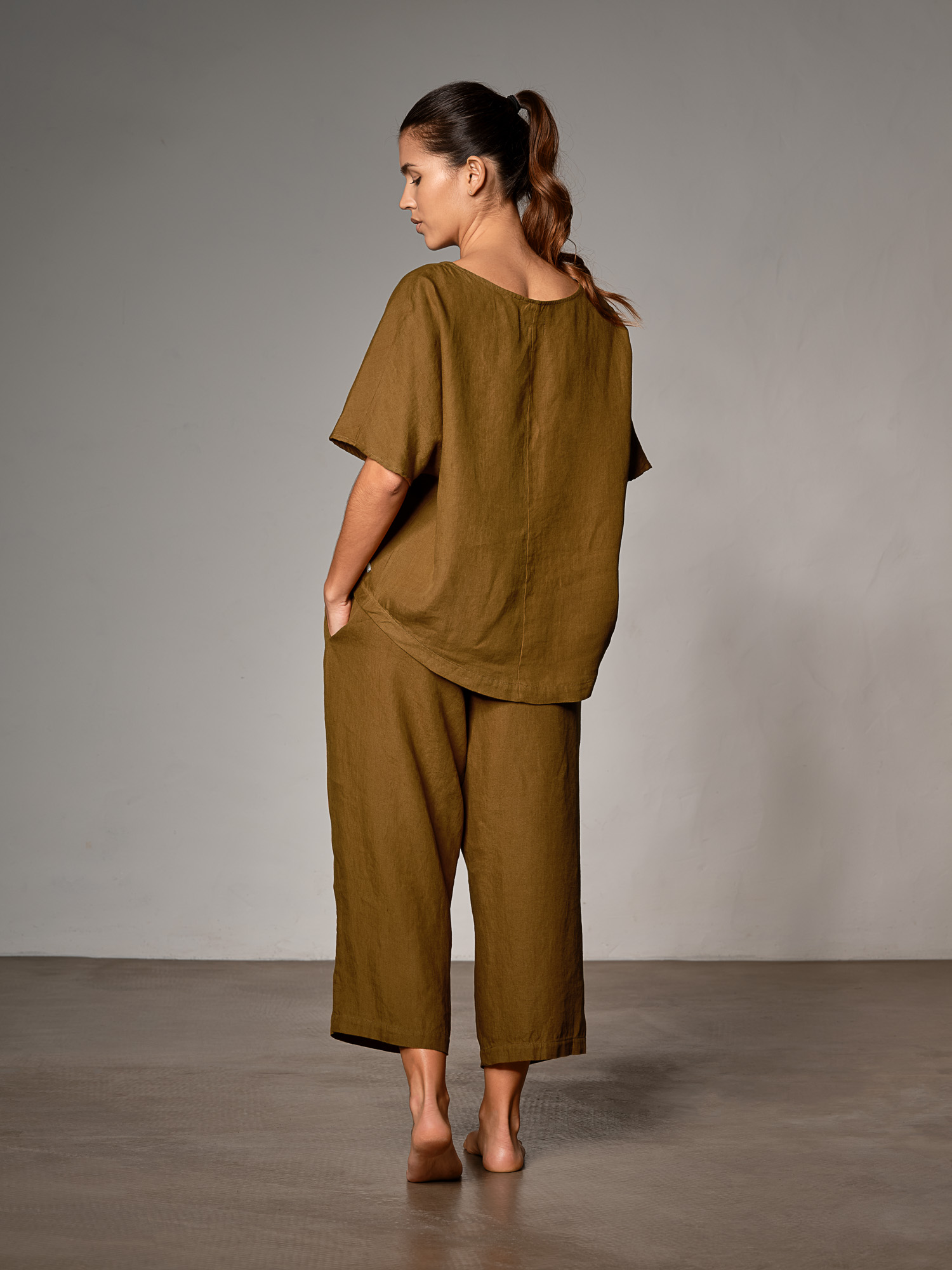 CONJUNTO TERRACOTA TOP + CALÇAS - Imagem 2