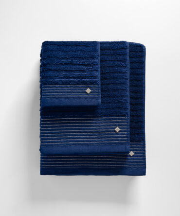 CONJUNTO TOALHAS EXTRA SUAVIDADE - AZUL MARINHO