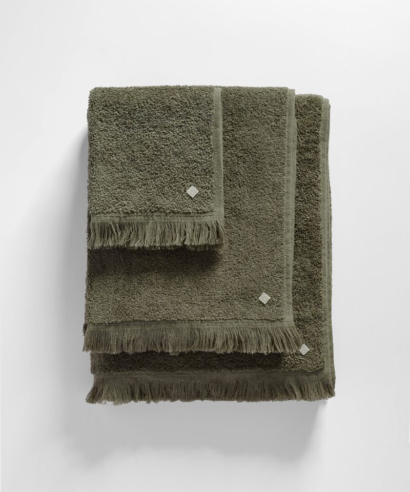 CONJUNTO TOALHAS FIO RECICLADO - VERDE