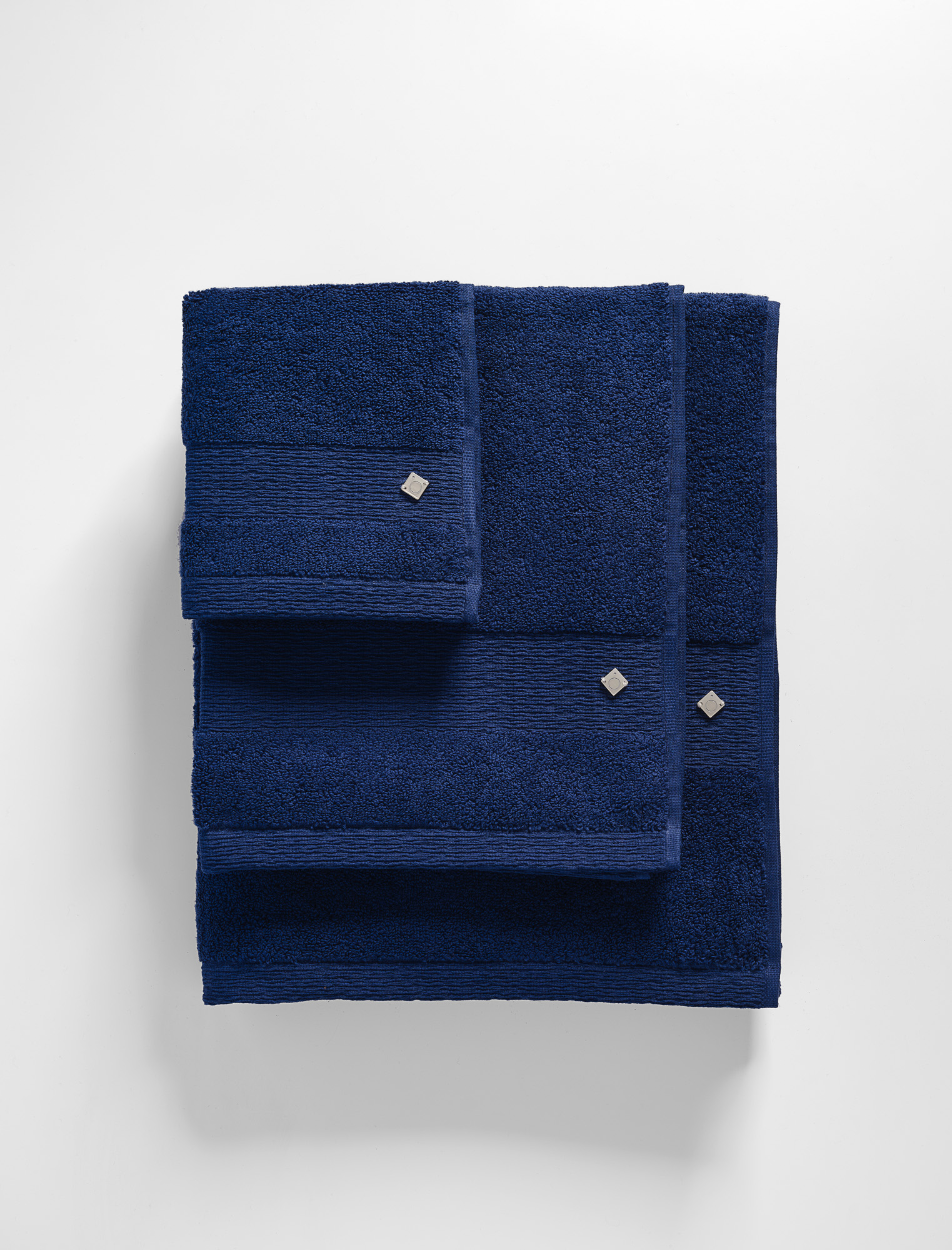 CONJUNTO TOALHAS SOFT TOUCH - AZUL MARINHO