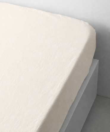FRONHA ALMOFADA CREME - 100% ALGODÃO ORGÂNICO