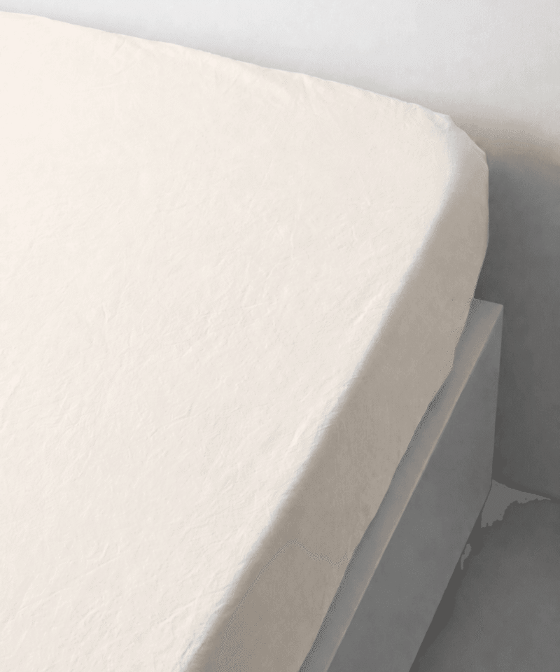LENÇOL DE BAIXO CREME - 100% ALGODÃO ORGÂNICO