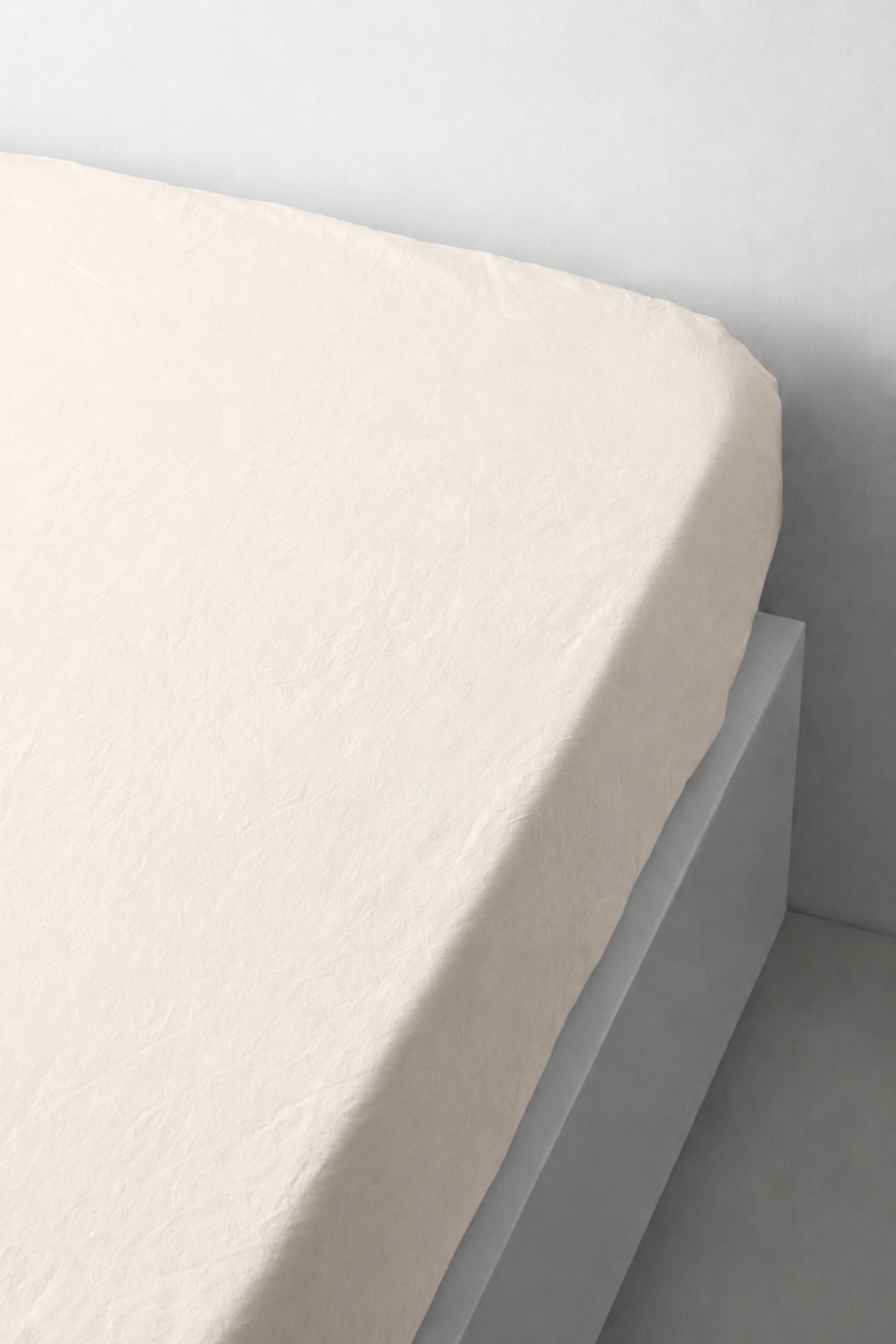 FRONHA ALMOFADA CREME - 100% ALGODÃO ORGÂNICO