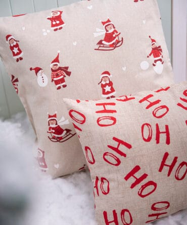 FRONHA DE ALMOFADA NATAL - OH OH OH