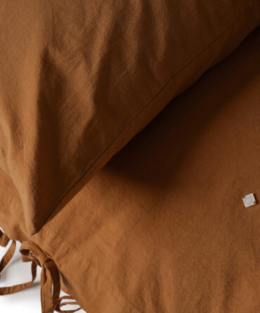 PACK 2 FRONHAS DE ALMOFADA - CARAMELO - PERCAL