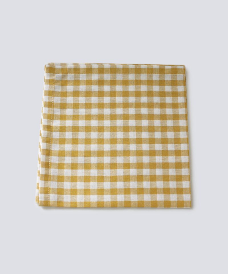 PACK 2 GUARDANAPOS MESA VICHY - AMARELO