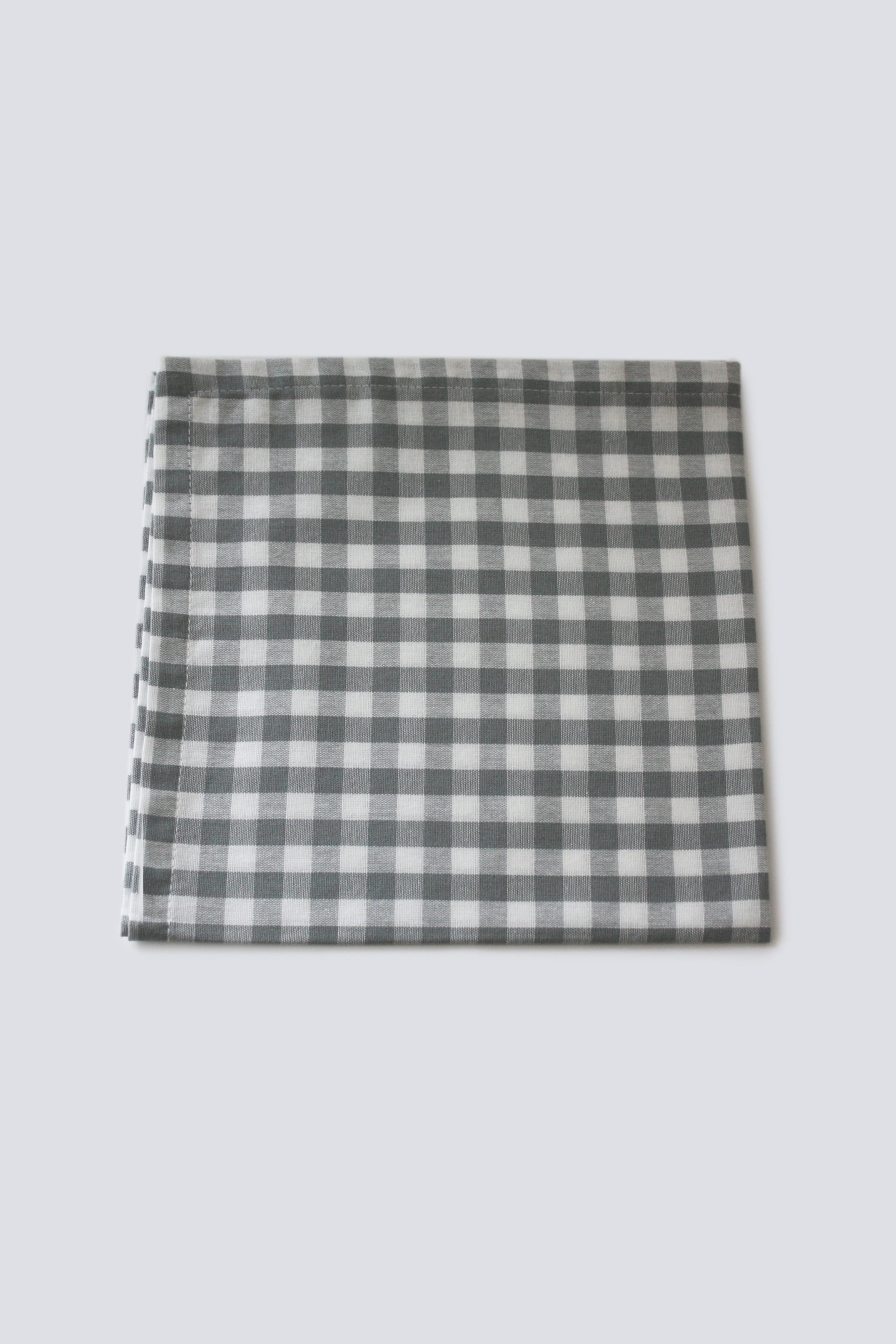 PACK 2 GUARDANAPOS MESA VICHY CINZENTO - Imagem 2