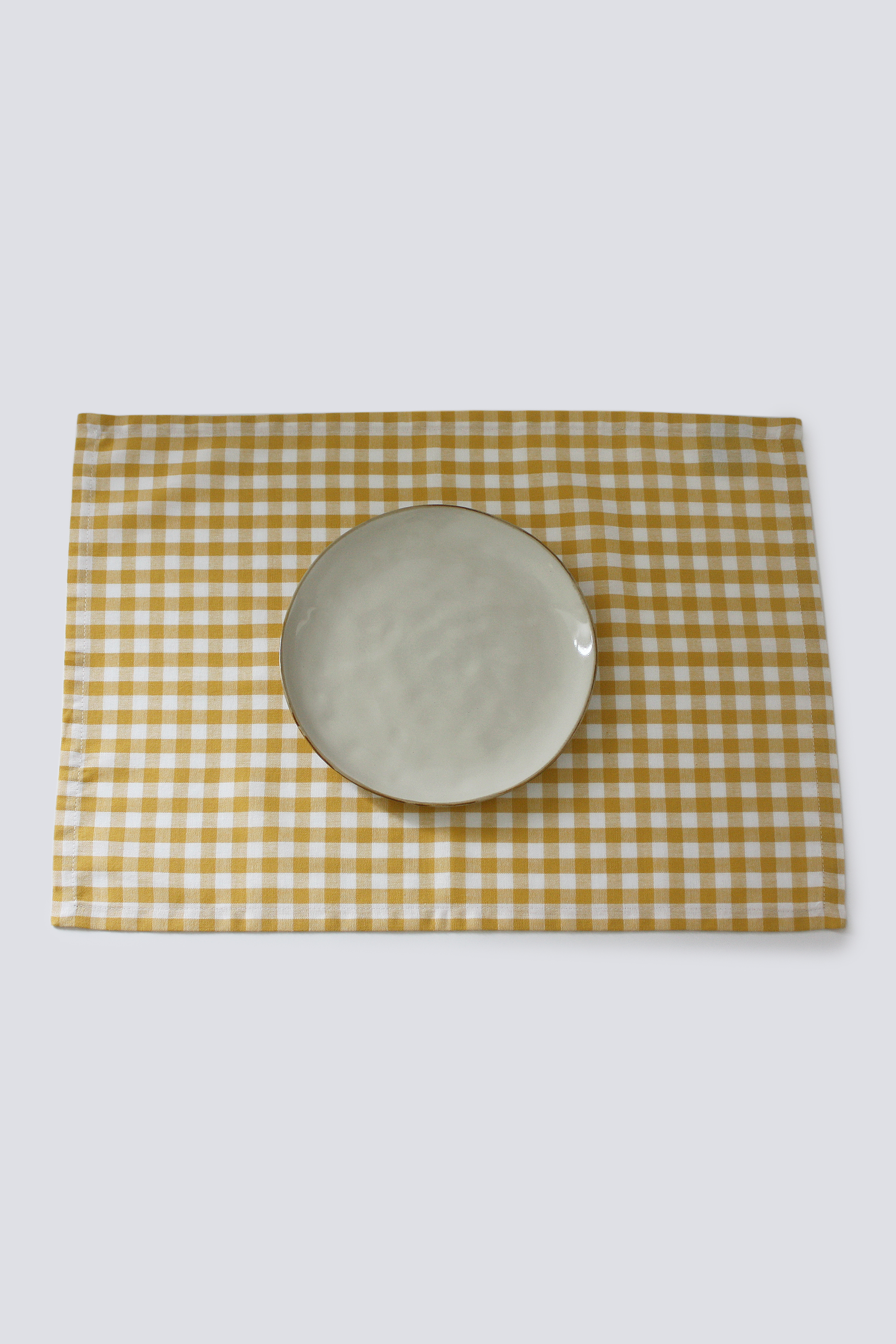 PACK 2 INDIVIDUAIS MESA VICHY - AMARELO - Imagem 3