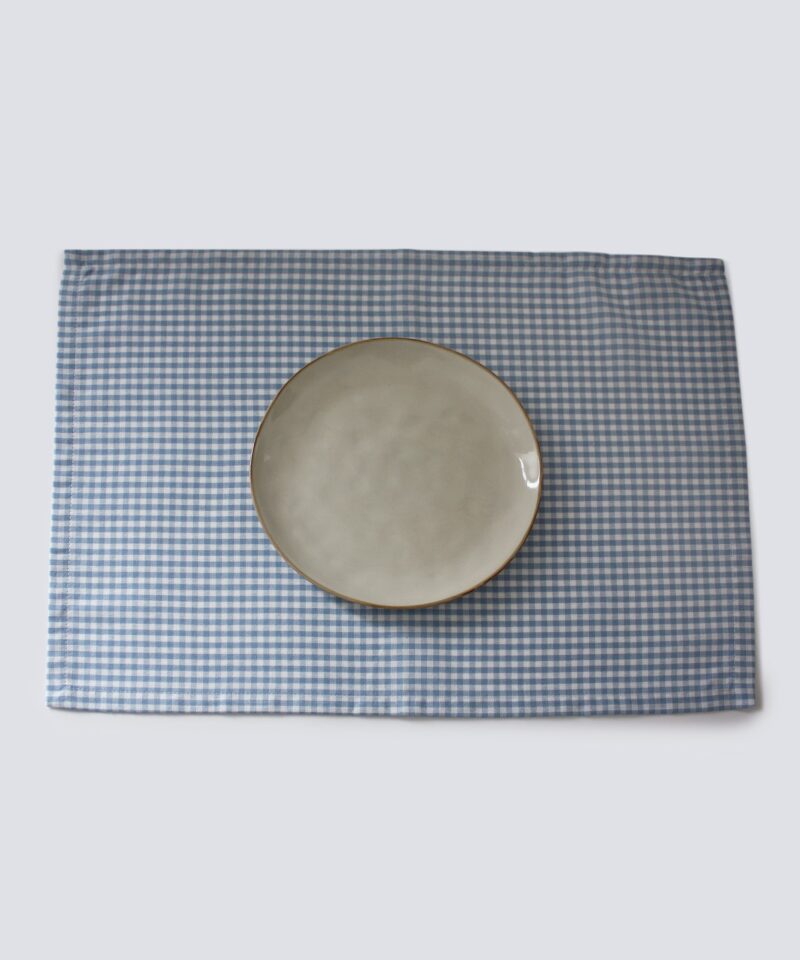 PACK 2 INDIVIDUAIS MESA VICHY - AZUL