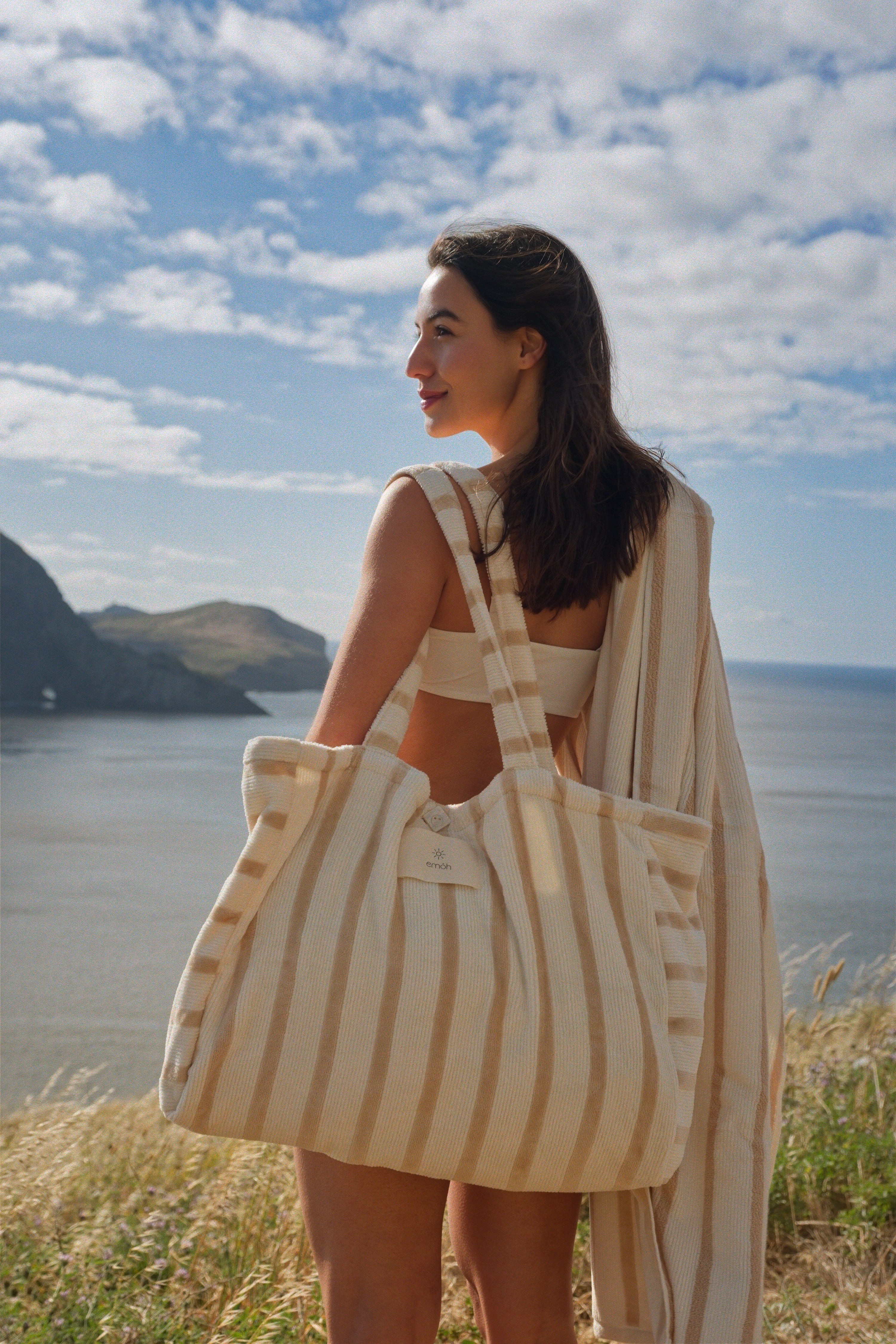 TOALHA PRAIA RISCAS BEGE - Image 5