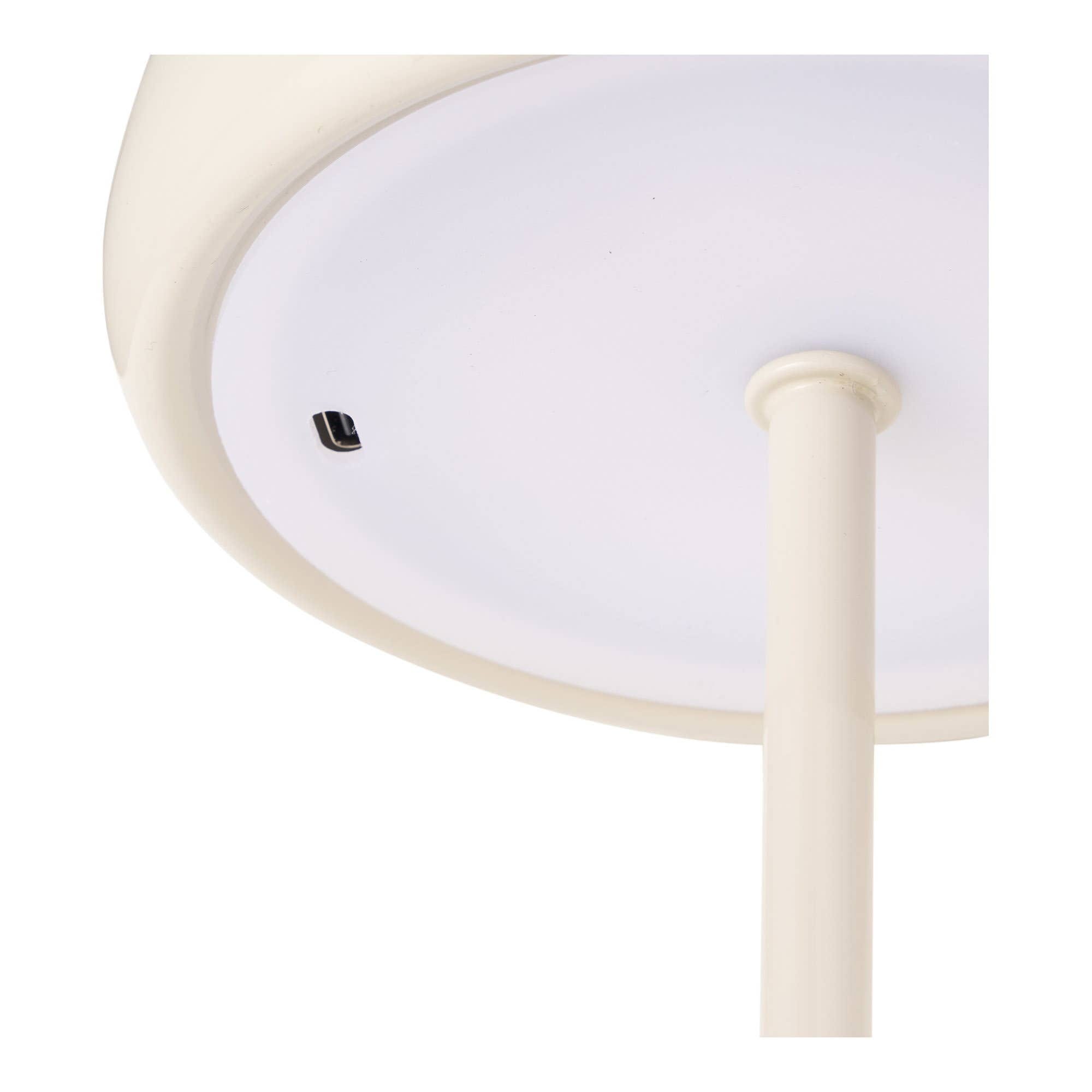 CANDEEIRO DE MESA BRANCO recarregável - Imagem 5
