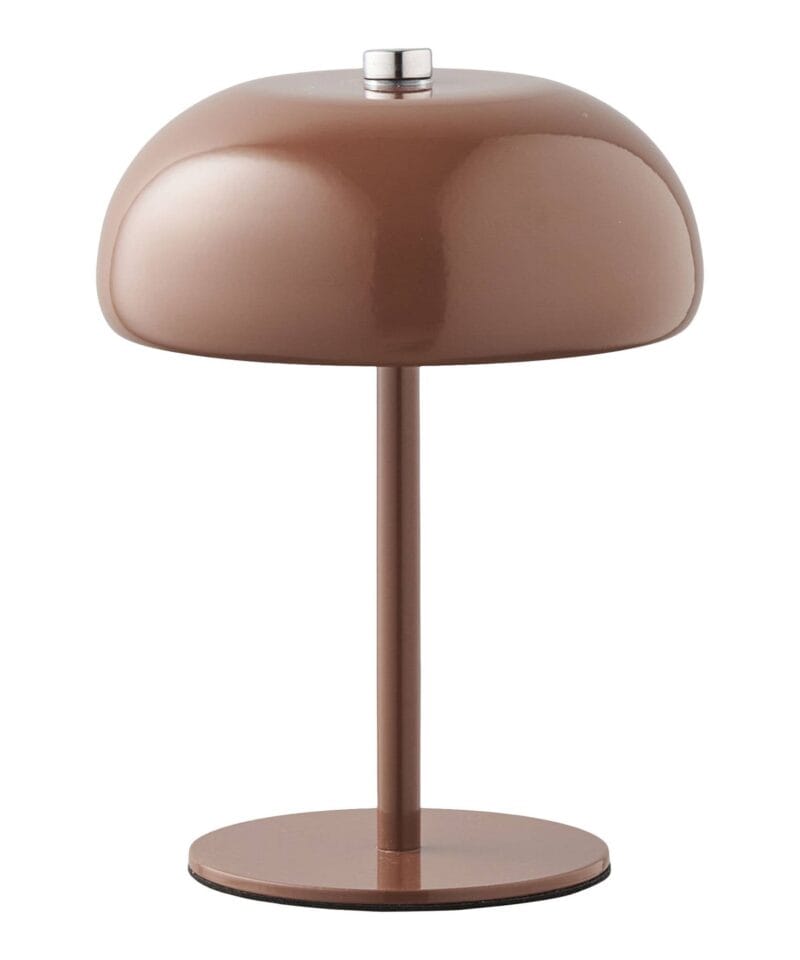 CANDEEIRO DE MESA CASTANHO recarregável