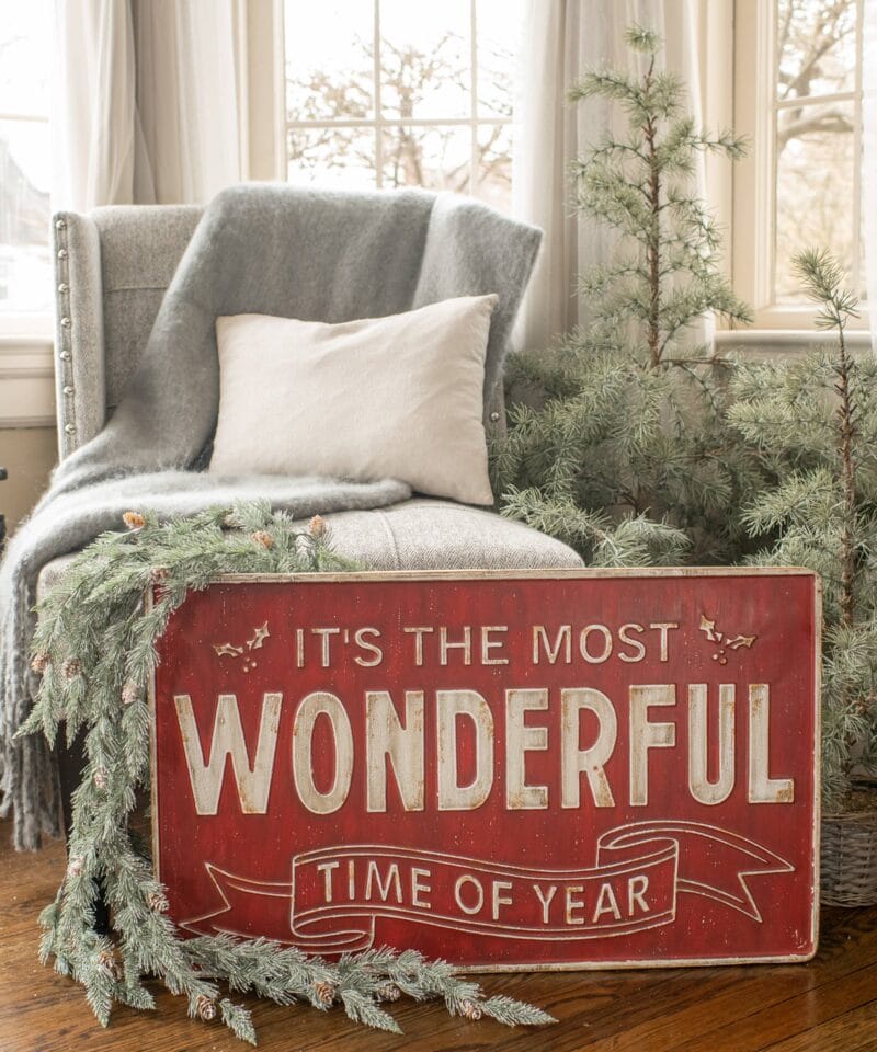 Placa Vintage Christmas