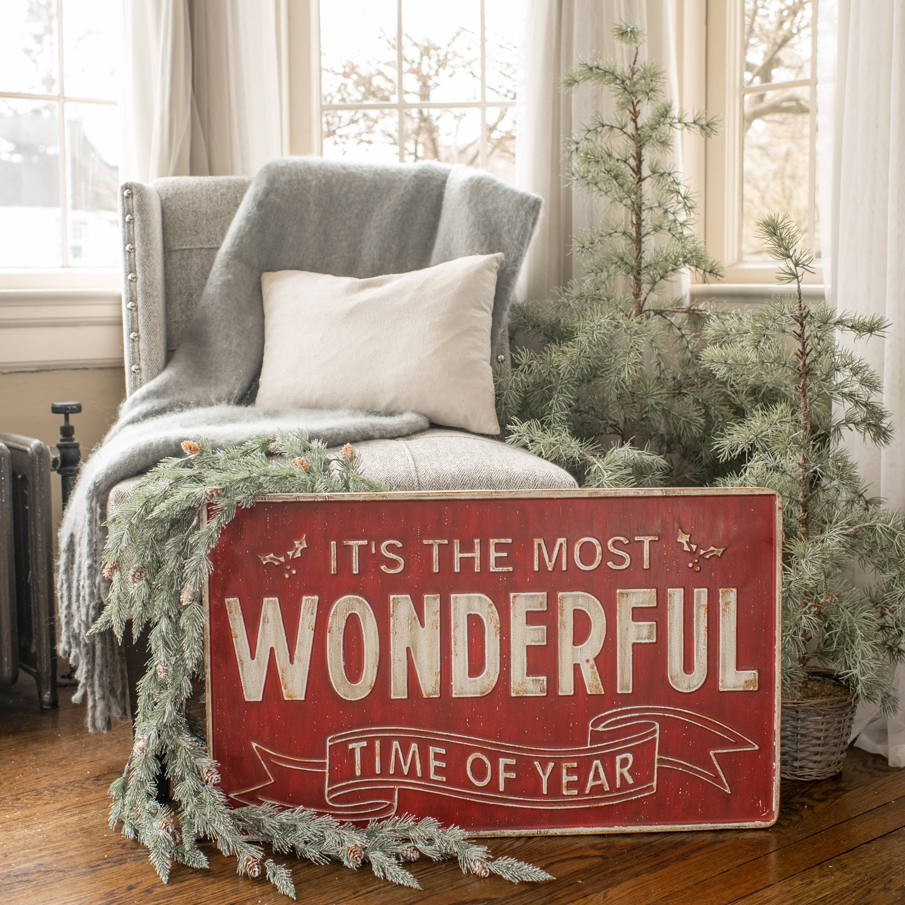 Placa Vintage Christmas